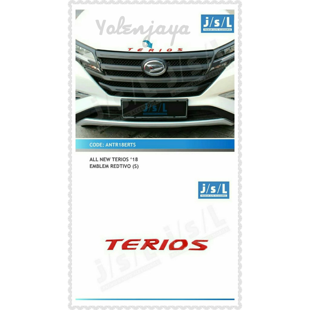 Emblem Redtivo Small All New Terios 2018
