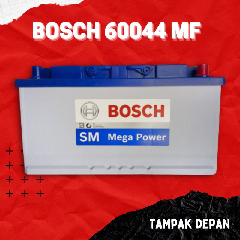 Aki mobil merk Bosch tipe 60044 Aki Kering / MF