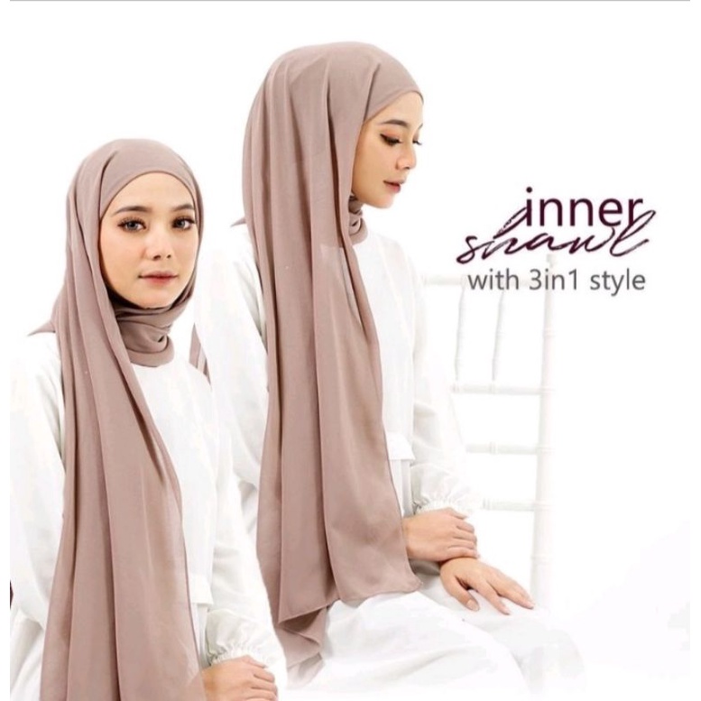 PASHMINA INNER 3IN1 TERBARU
