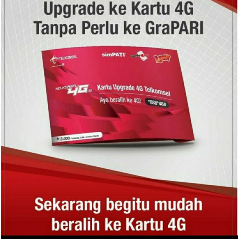 kartu perdana upgrade telkomsel 4G