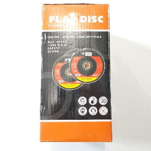 Flap Disc 4&quot; Amplas Susun grit 180 / Amplas Tumpuk Harga Per Pcs (C358)