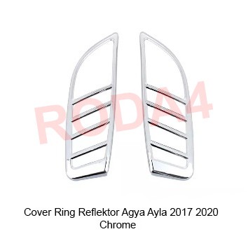 Garnish Ring Reflektor All New Agya Ayla 2017 2020 Chrome