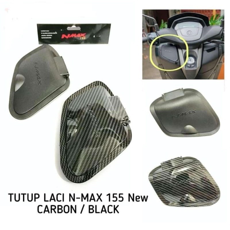 COVER TUTUP LACI KIRI NMAX NEW 2020-2022 COVER LACI NMAX 155 KIRI