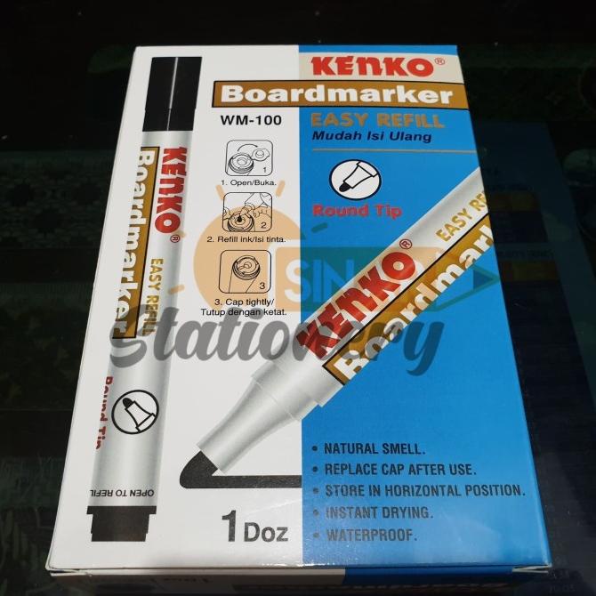

TERLARIS Spidol whiteboard wm100 kenko hitam 1pak isi 12pc/PULPEN GEL/PULPEN LUCU/PULPEN 1 PACK/PENSIL WARNA/PENSIL 2B/PENGHAPUS JOYKO/PENGHAPUS LUCU/RAUTAN PENSIL PUTAR/RAUTAN ELEKTRIK/SPIDOL WARNA/SPIDOL PERMANEN/SPIDOL WHITEBOARD/CORRECTION TAPE