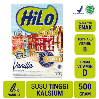 Hilo Gold Plain / Coklat / Vanila 500gr / Toko Makmur Online