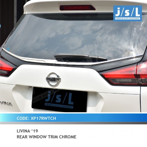 List kaca Belakang Livina 2019 Chrome