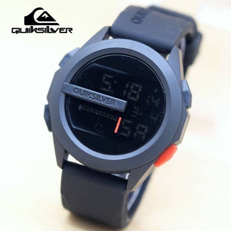 JAM TANGAN PRIA KEREN TERBARU 2021 ANTI AIR QUIKSILVER DRONE DIGITAL RUBBER QS-DRONE ORIGINAL