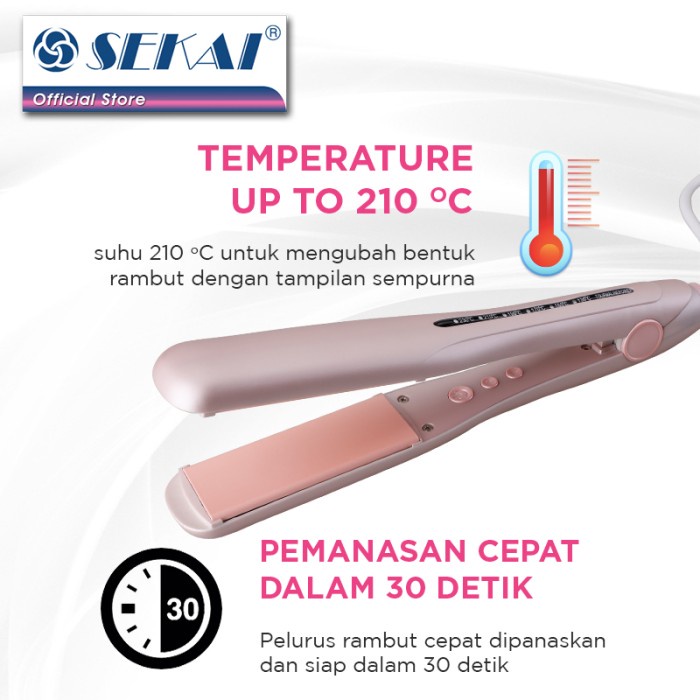 SEKAI Hair Straightner type HS 263 Catokan Rambut HS263