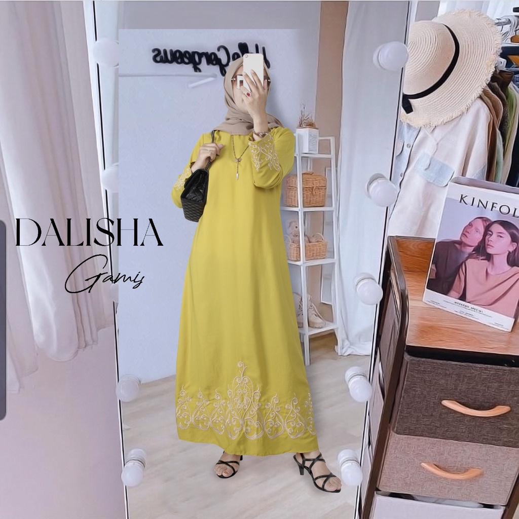 PAKAIAN MUSLIM WANITA GAMIS DALISHA DMR