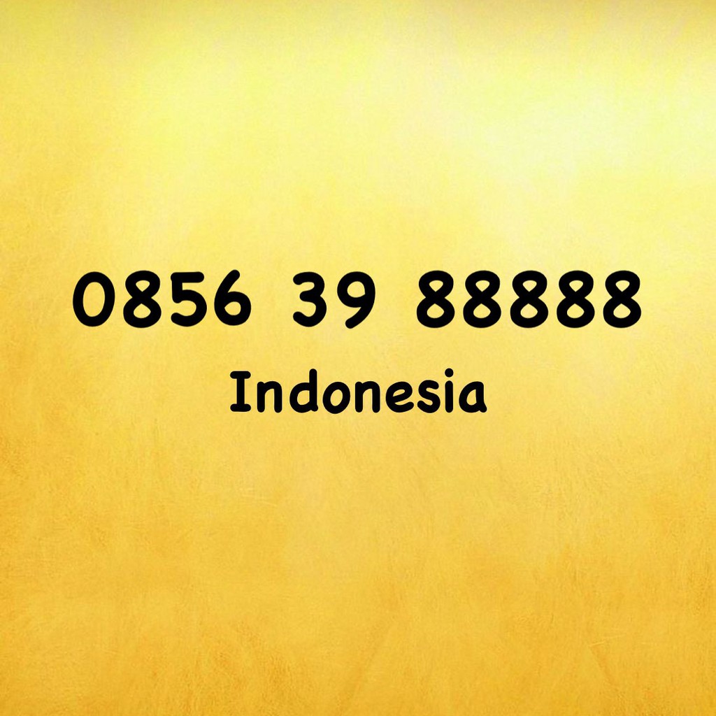 Nomor Cantik IM3 11 Digit Panca A - 988888 - 8888 - 0856 39 88888