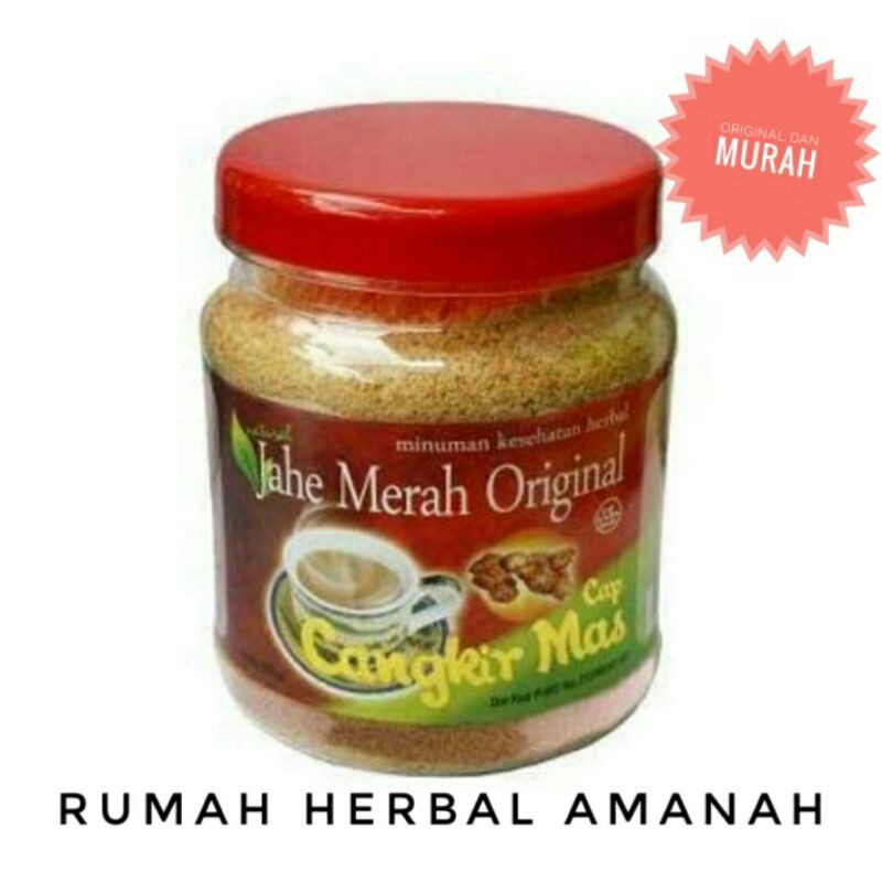 

Jahe Merah original cap Cangkir Mas Jahe Super Premium