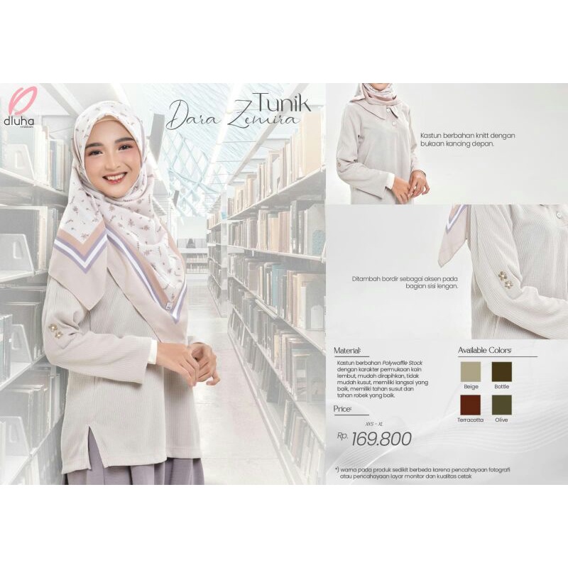 Kastun Dara Zemira Rabbani - Atasan Rabbani - Kaos Rabbani Wanita