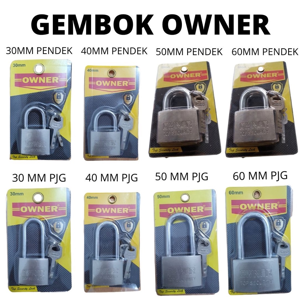 GEMBOK PINTU PAGAR OWNER