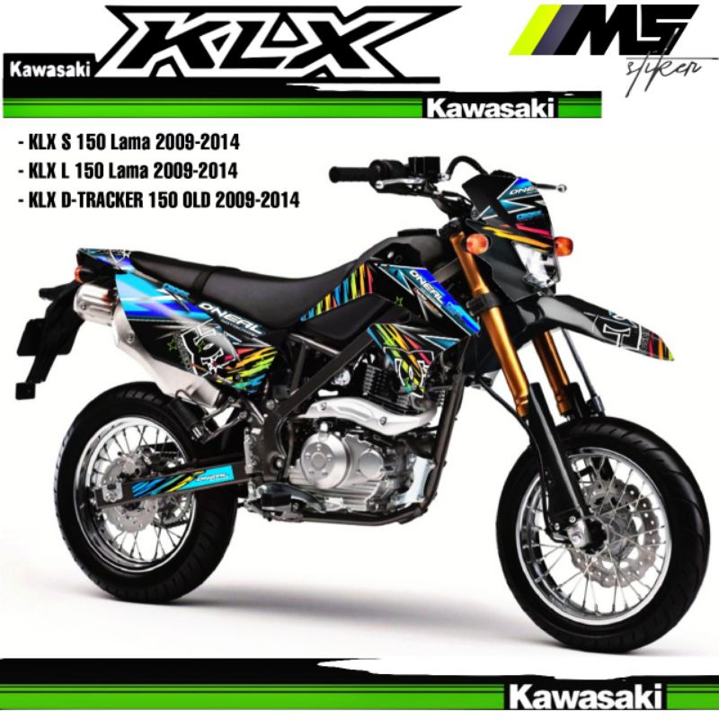 Decal Sticker Striping Variasi Fullbody KLX 150 Lama 2009-2014 - Decal KLX L Lama - Decal KLX S Lama