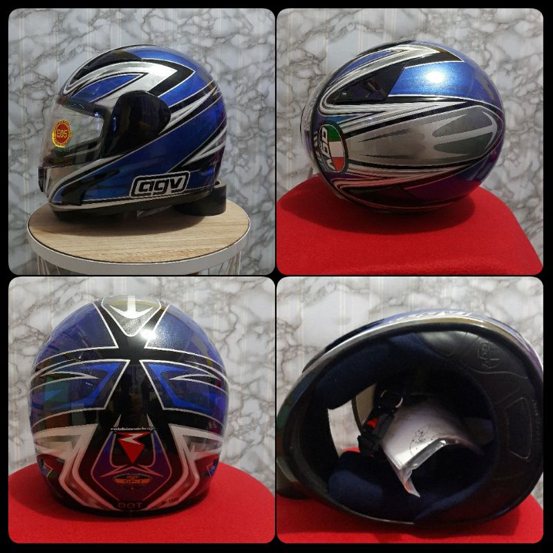 HELM FULLFACE AGV GP-1 MOTIF