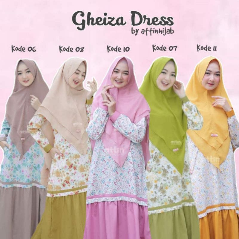 Gamis TERLARIS || Gheiza Dress || Attin Hijab