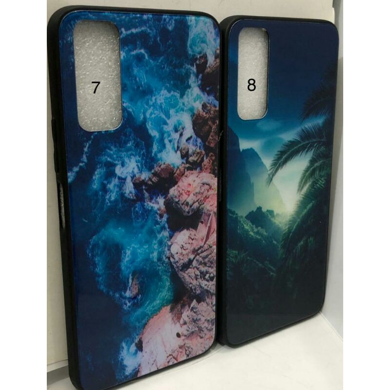 VIVO Y20 Y20S BACK CASE GLASS VIBES CASING SOFTCASE