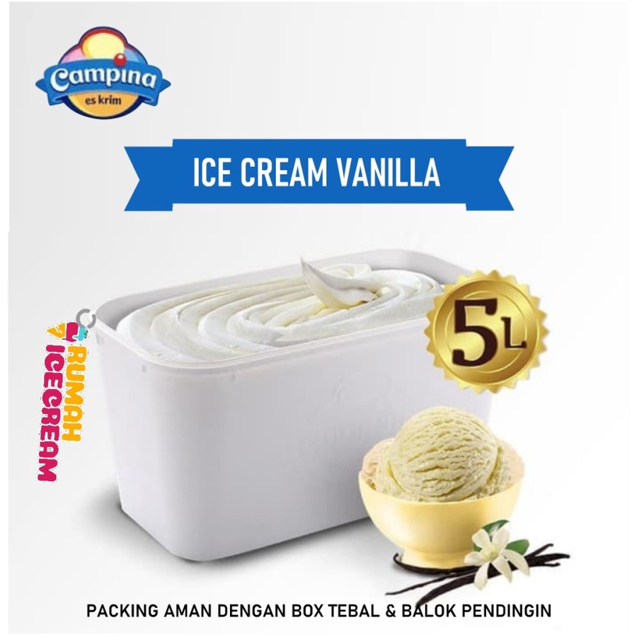 

Es Krim Campina Vanilla 5L