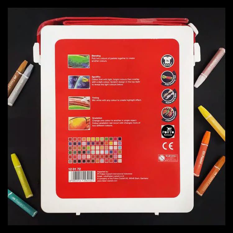

Crayon Oil Pastel Hexagonal Faber Castell 72 Colour Terbaik