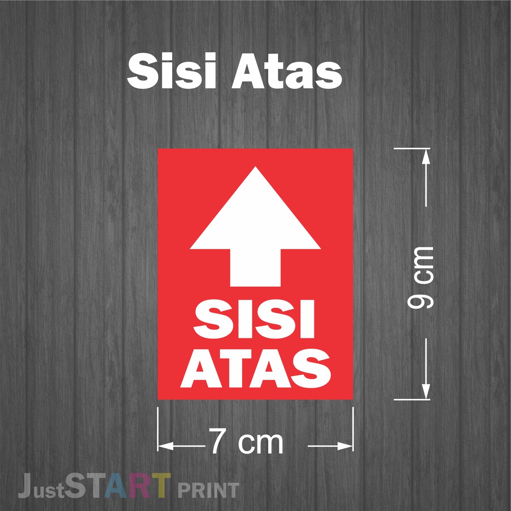 

Sticker Sisi Atas This Side Up Stiker Pengiriman Besar