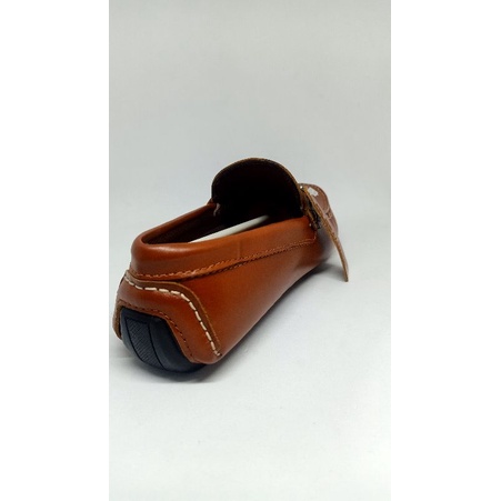 Sepatu Loafers Pria Kulit Asli Sepatu Moccasin Sol Tanam Kulit Grammer