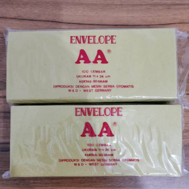 

Amplop Coklat AA ukuran dinas (11x26cm)