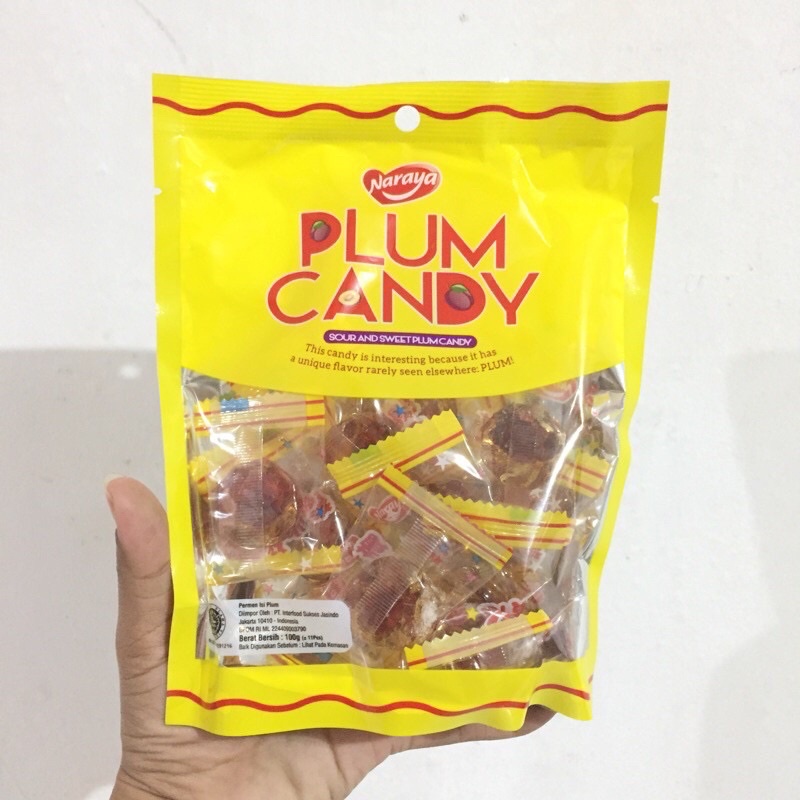 

NARAYA PLUM CANDY / KIAMBOY 340 gram / Plum Candy Permen Naraya Bon bon Bonbon Semboi 850gr (sekitar 100pcs)