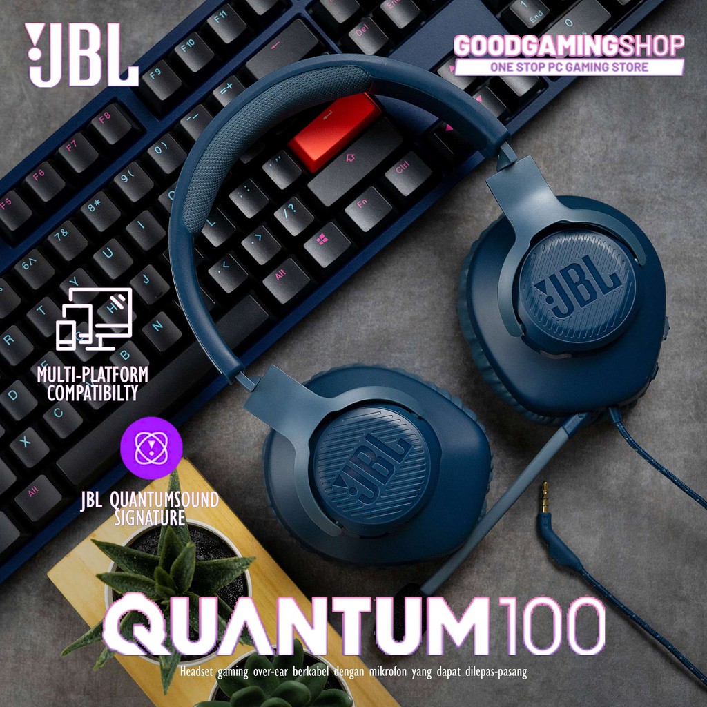 JBL Quantum 100 Black - Gaming Headset