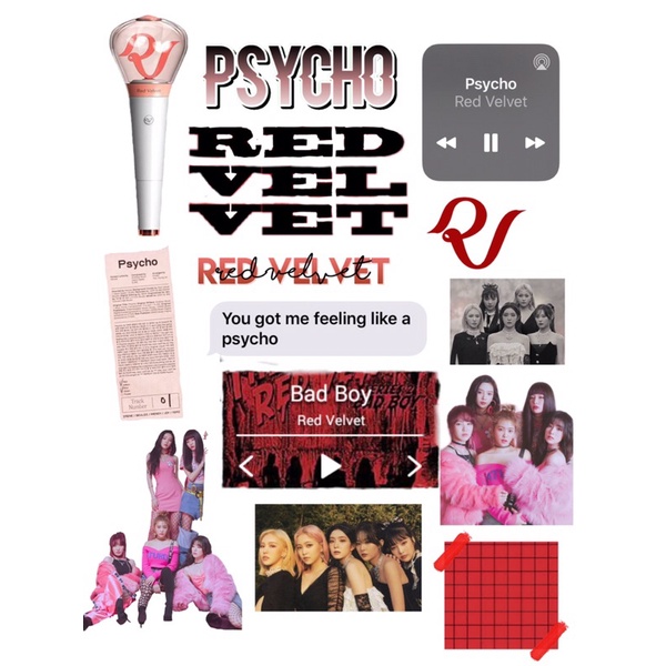 

sticker vinyl redvelvet kpop A4 sticker hp sticker buku