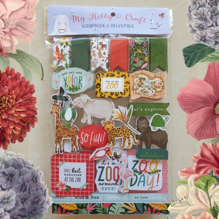 

Sticker Handmade 3D "It's a Zoo Around