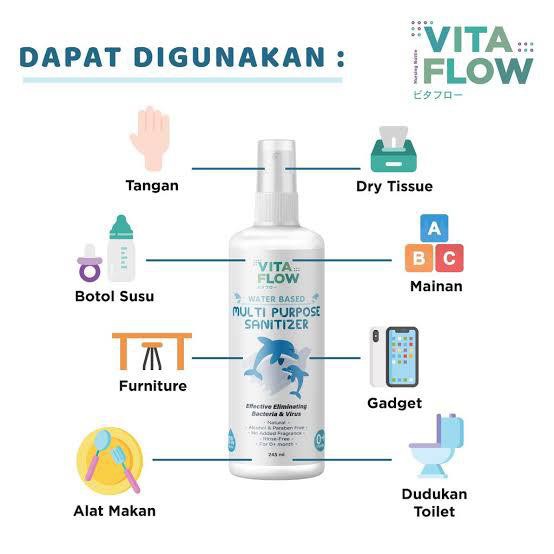 Vitaflow Multi Purpose Sanitizer 245ml