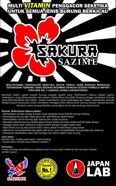 New Kemasan Baru Multivitamin Sakura Sazime Penggacor Segala