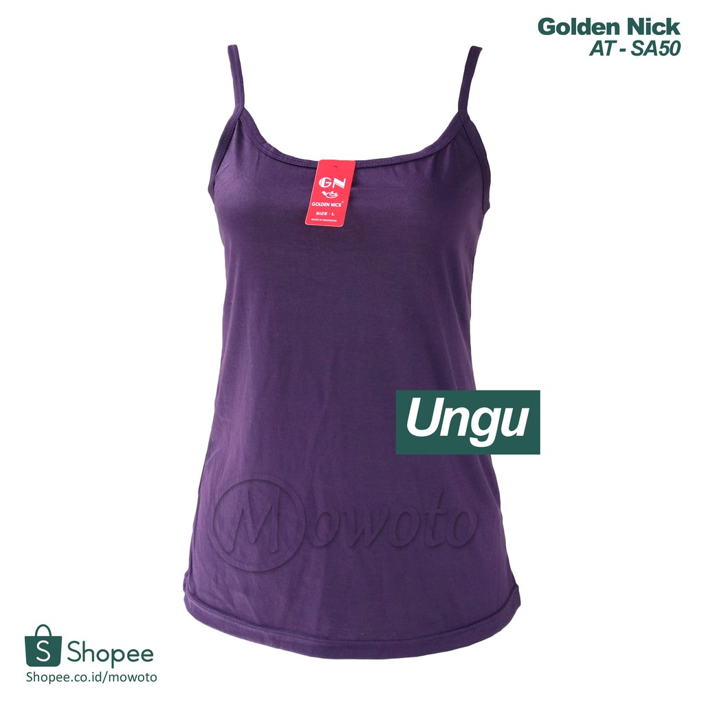 Tanktop Golden Nick Tali KECIL SA50 / Pakaian Dalam Wanita Singlet Tangtop KECIL - Mowoto-1