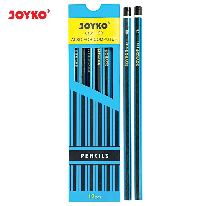 Pensil 2B Merek Joyko 6161 Isi 12Pcs