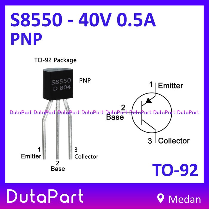 S8550 8550 PNP TRANSISTOR 40V 0.5A TO-92
