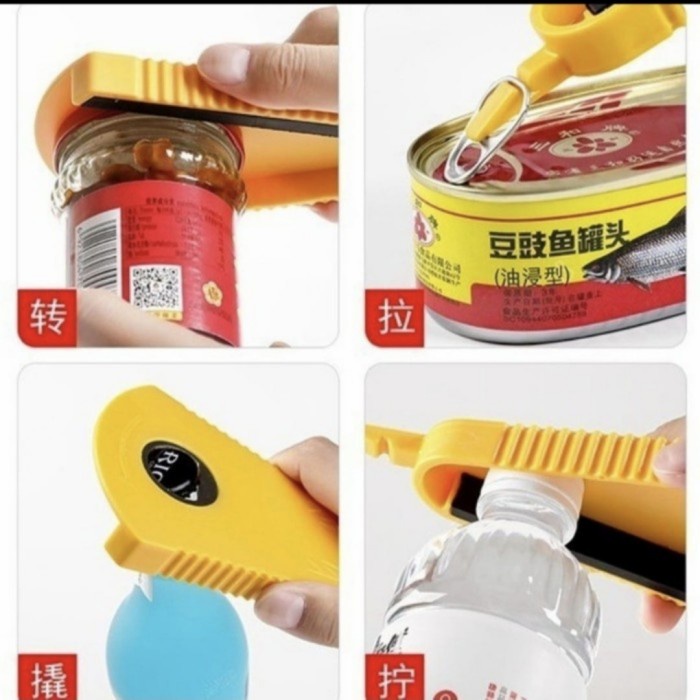 Fc04 PRAKTIS Alat Pembuka Botol Kaleng Kardus Multifungsi