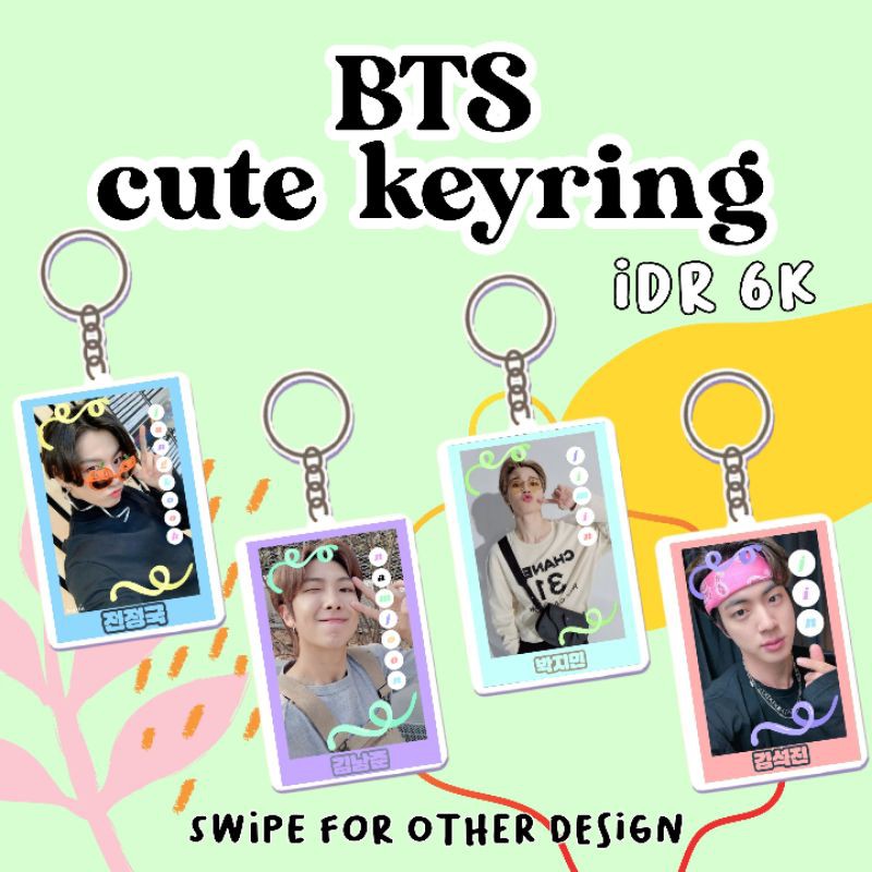 BTS ACRYLIC KEYRING / KEYCHAIN