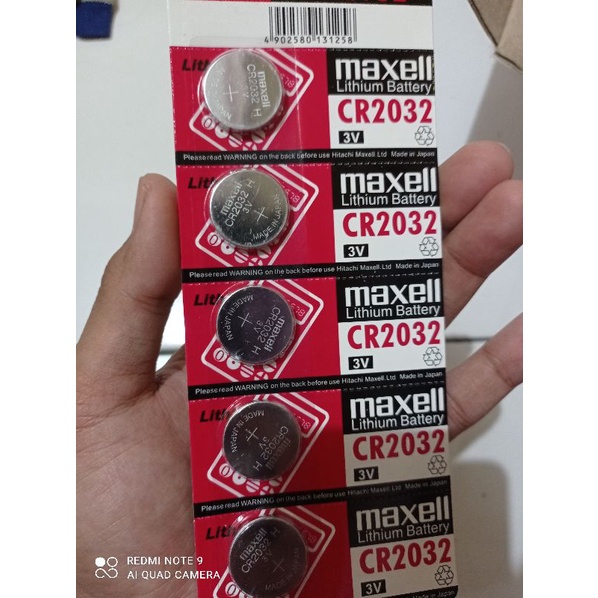 baterai batre batery maxell CR2032 original japan