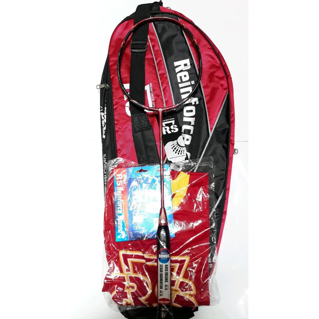 RS Micron Saber 12 NG II Termurah Free Tas Kaos Senar Raket Badminton