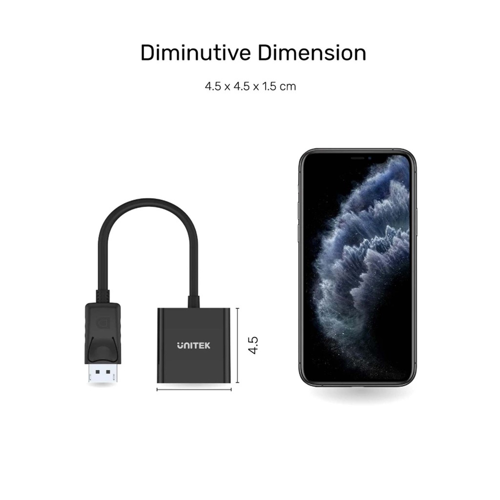 DISPLAYPORT TO HDMI CONVERTER 1080P FULL HD ADAPTER DP DISPLAY PORT