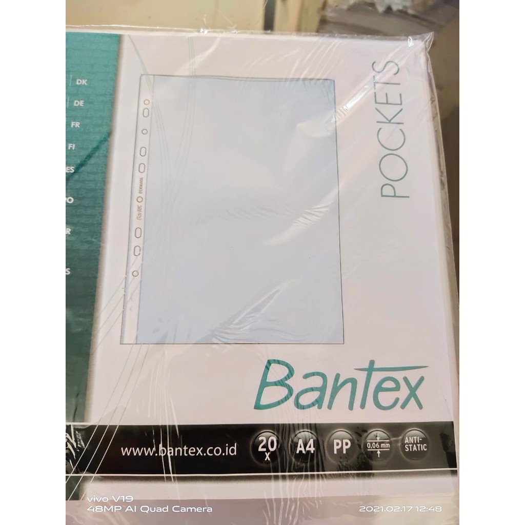 

BANTEX Pockets A4 isi 20pcs