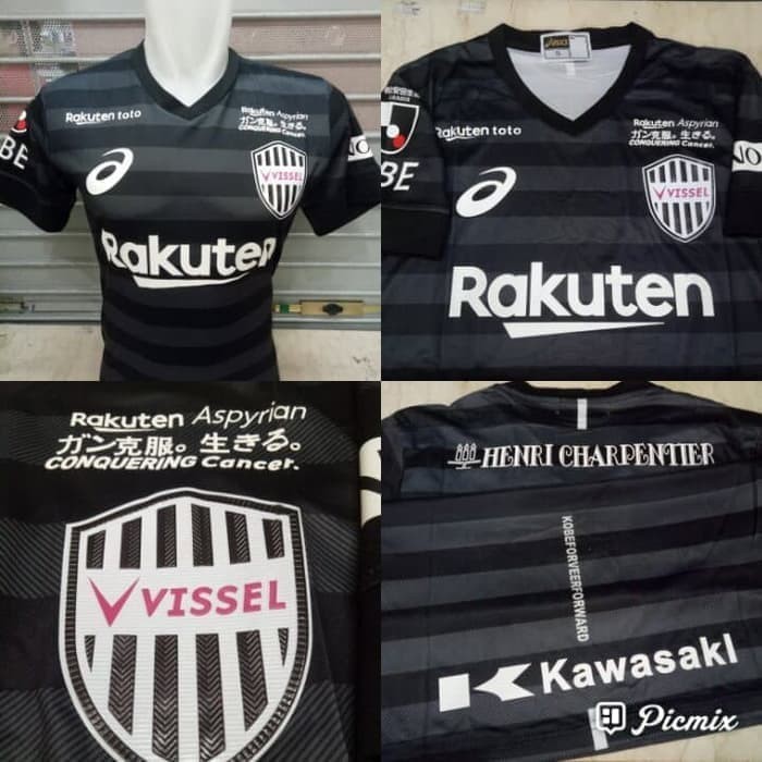 JERSEY BOLA VISSEL KOBE AWAY 2019/2020 GRADE ORI import