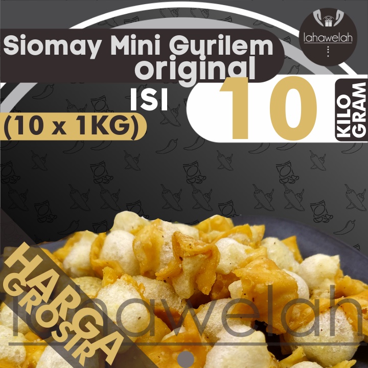 

GROSIRAN - 10KG Siomay Mini GURILEM ORIGINAL isi 10x1KG by Lahawelah