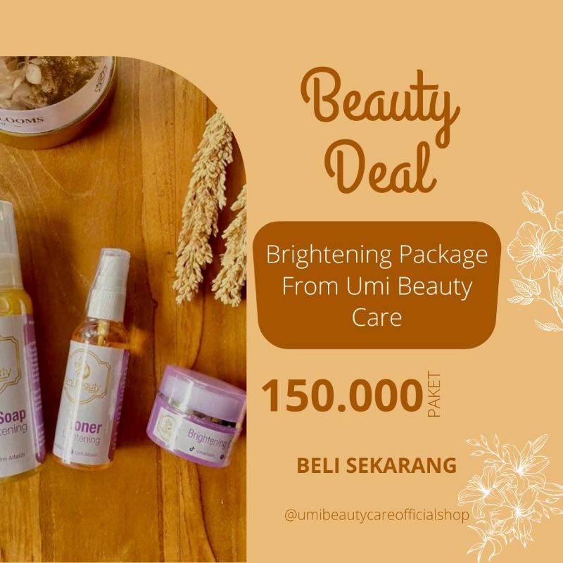 UBC SKINCARE UMI AL-FATIH UMI BEAUTY CARE VIRAL SEKALI OLES GLOWING