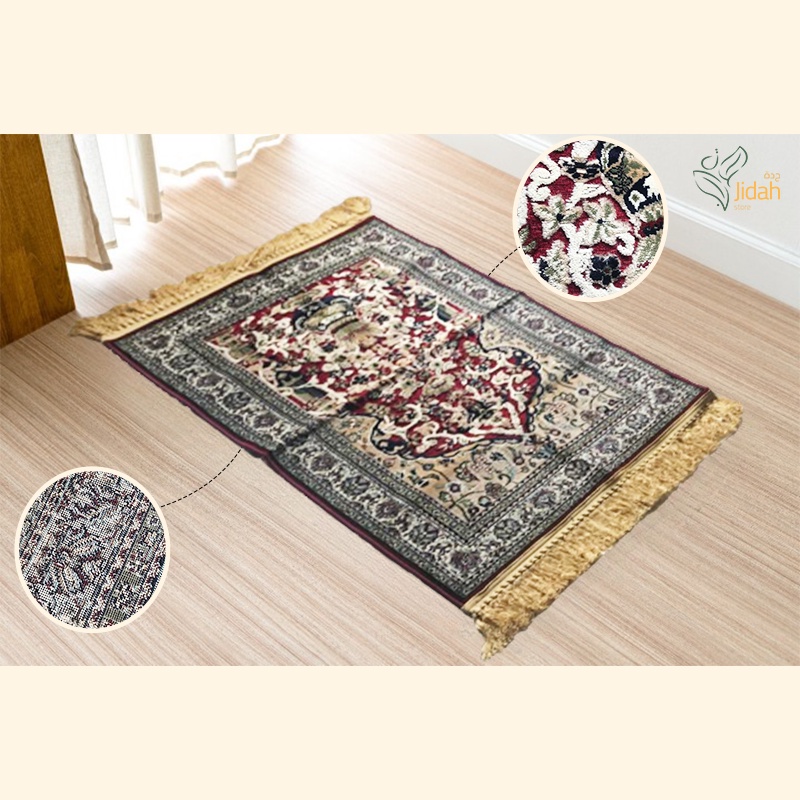 Sajadah Rawdah Madinah Original Rabani Rumbai Sajadah Karpet Imam tebal empuk untuk orang tua turki 