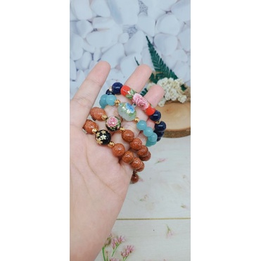 Gelang batu mix tensha jepang