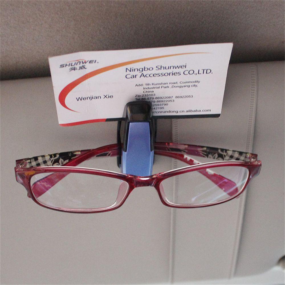 Lily Tempat Kacamata Mobil Universal Mount Case Auto Multicolor Klip Kartu Tiket