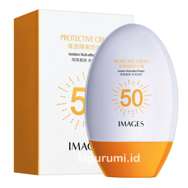 IMAGES Sun Block SPF 50 Sun Screen Wajah PA+++  Tahan 12 Jam Sunblock EM040