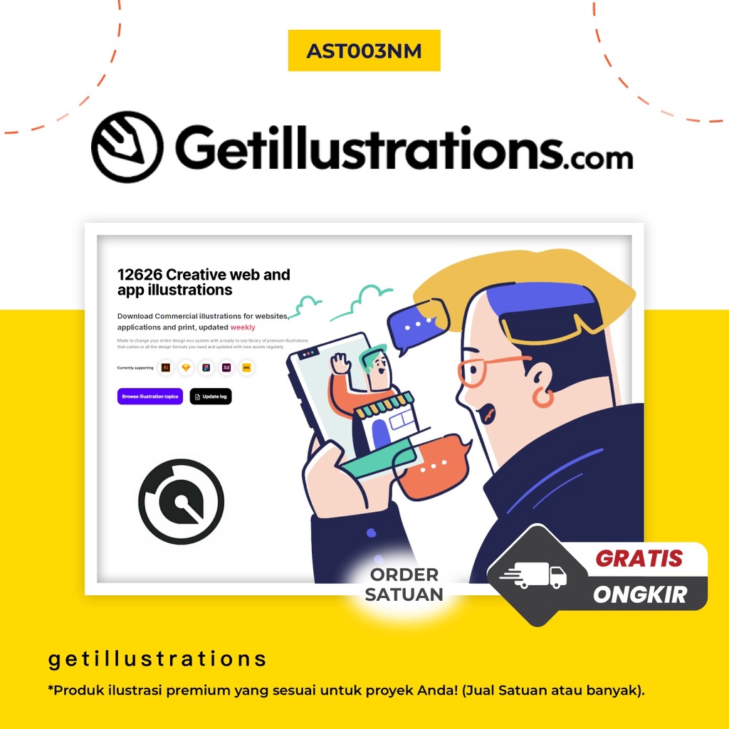 Jual Jasa Download Getillustrations Packs Illustrations - Paket Vector