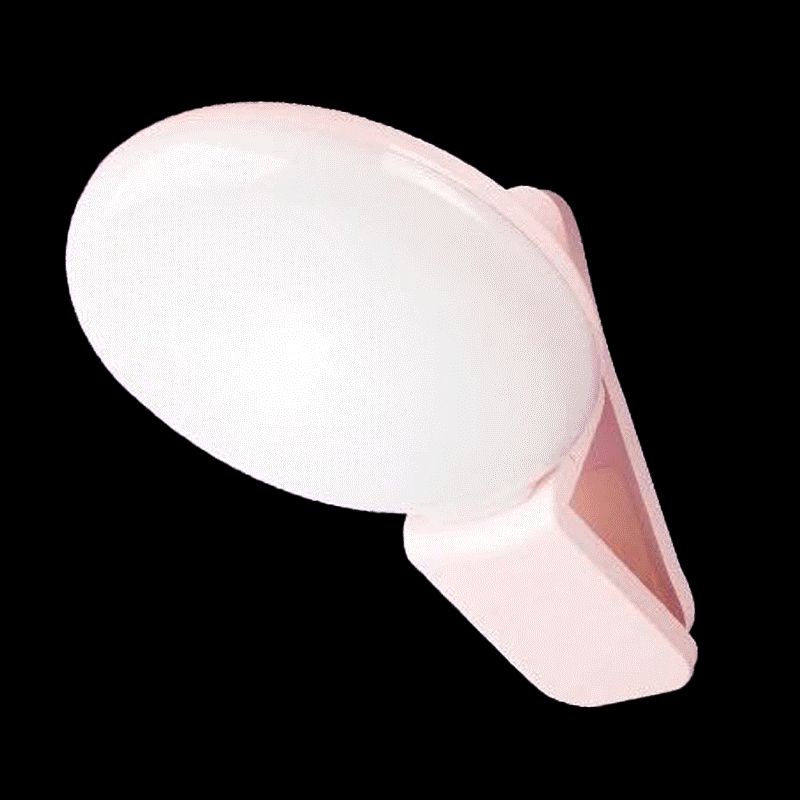 Mini Q Selfie Ring Light Portable Flash LED USB Clip Mobile Phone Fill Lamp Bentuk Cincin Jepit